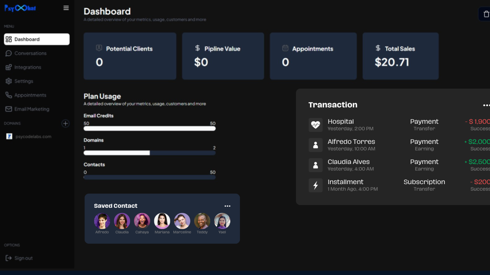 Psyc-Chat – AI Help Desk SaaS